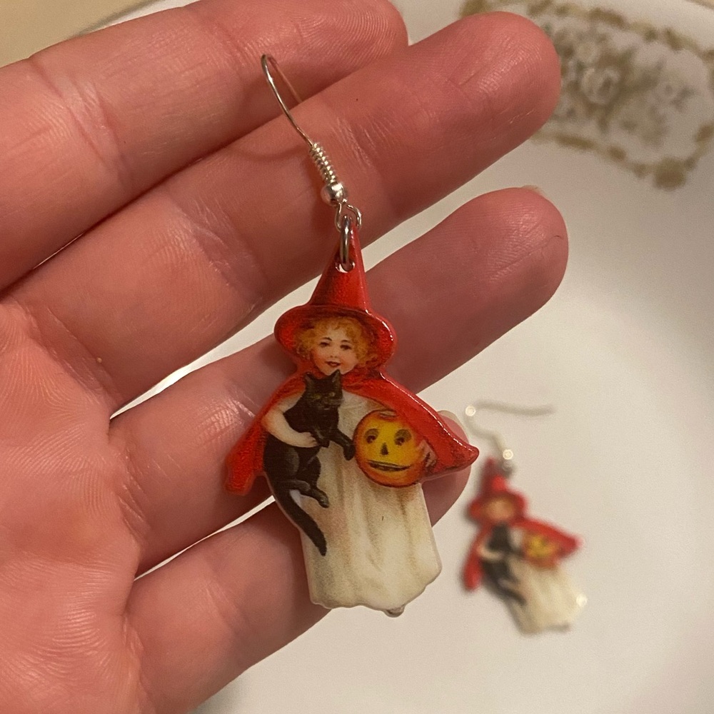 Acrylic Halloween Earrings